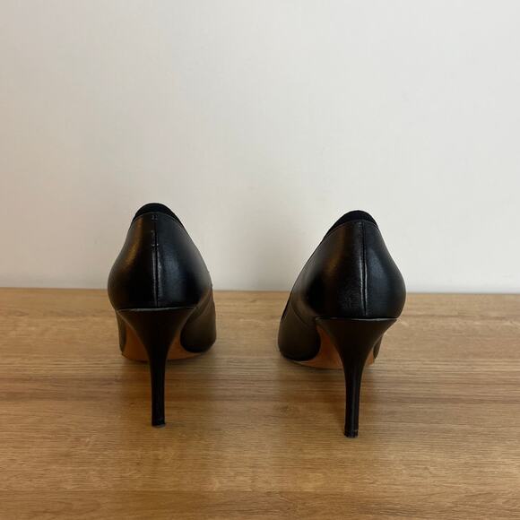 Cole Haan Suede and Leather Pumps Heels Size 8.5 Black Classic Career Event - Picture 3 of 10